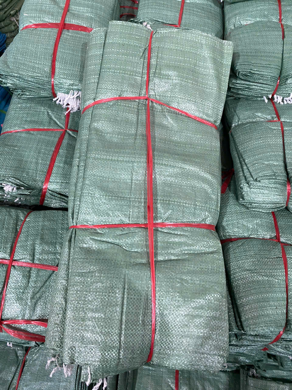 Bao tải xanh mỏng